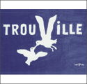トゥルーヴィルの旗　ポストカード